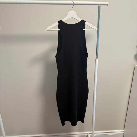 Babaton sleeveless knit dress, size L, black - Picture 2 of 3
